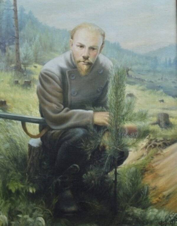 Ленин на охоте