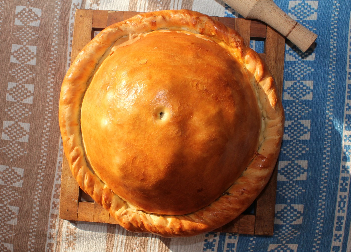 Каравай блинчатый из дичи