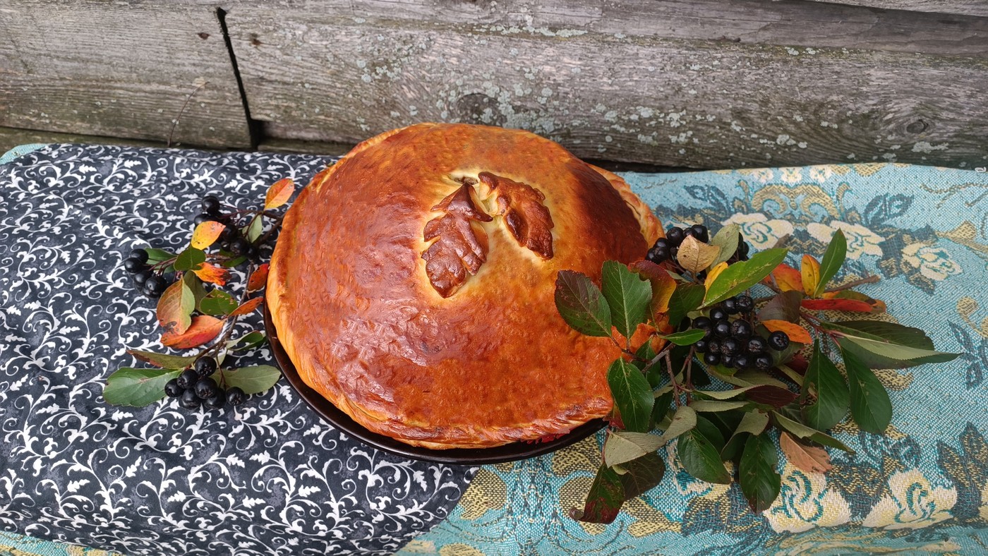 Каравай блинчатый из дичи