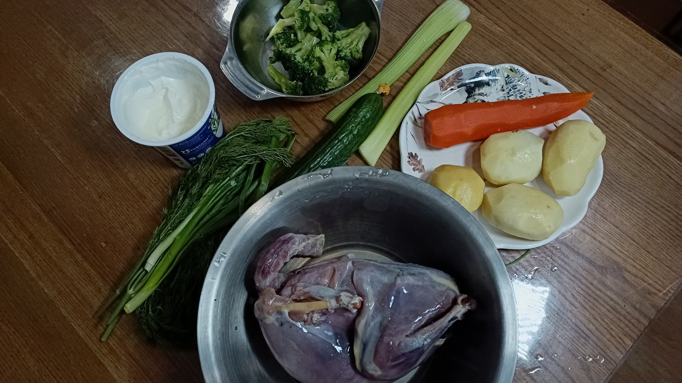 Два салата из боровой дичи