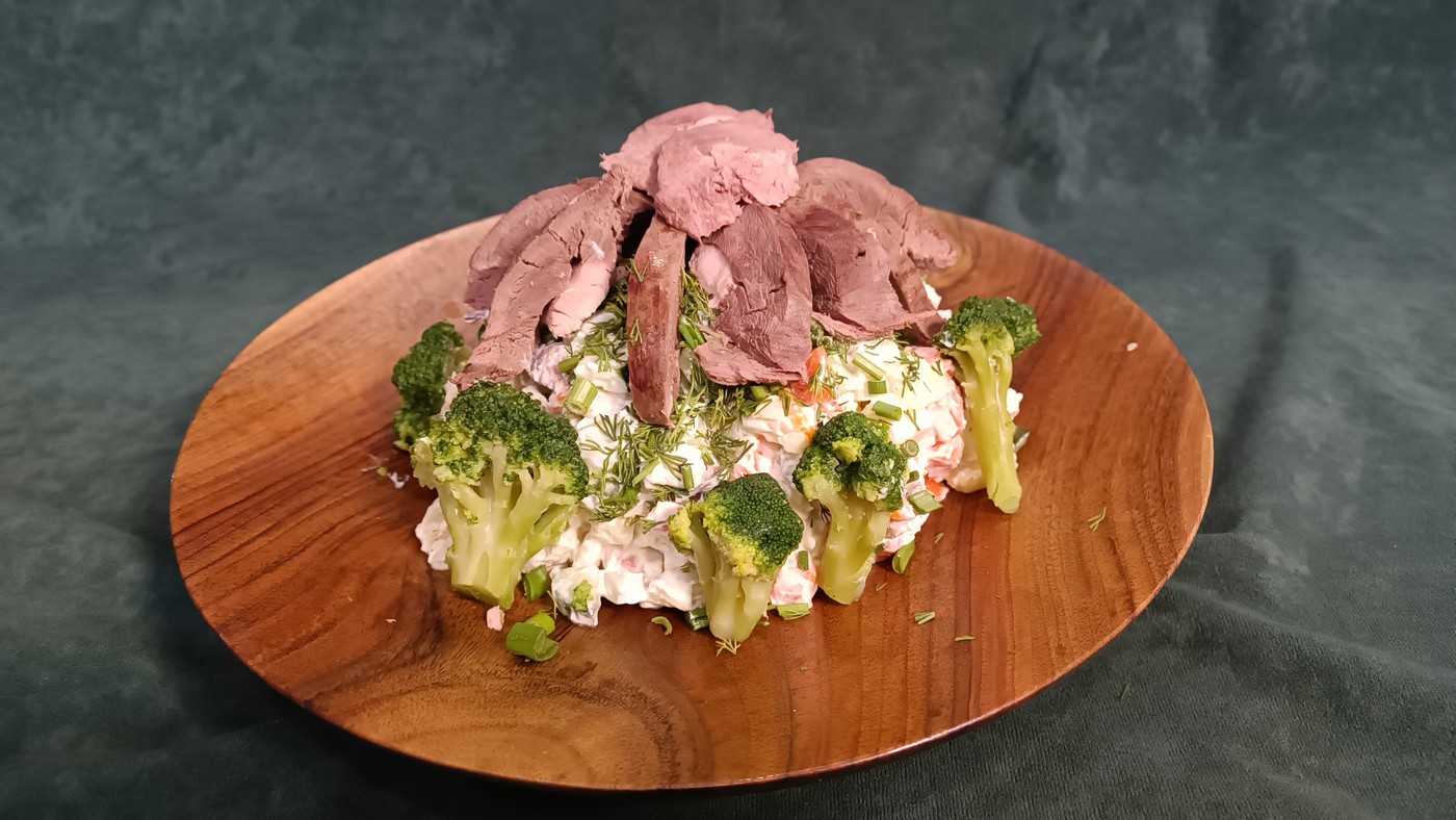 Два салата из боровой дичи