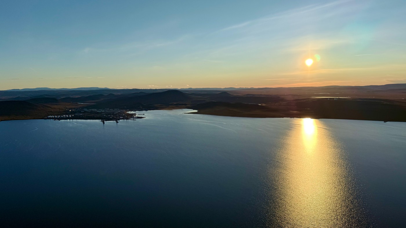За Полярным кругом на хараулахского снежного барана