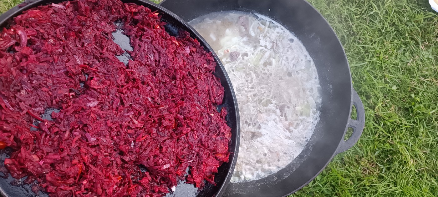 Борщ из копытной дичи
