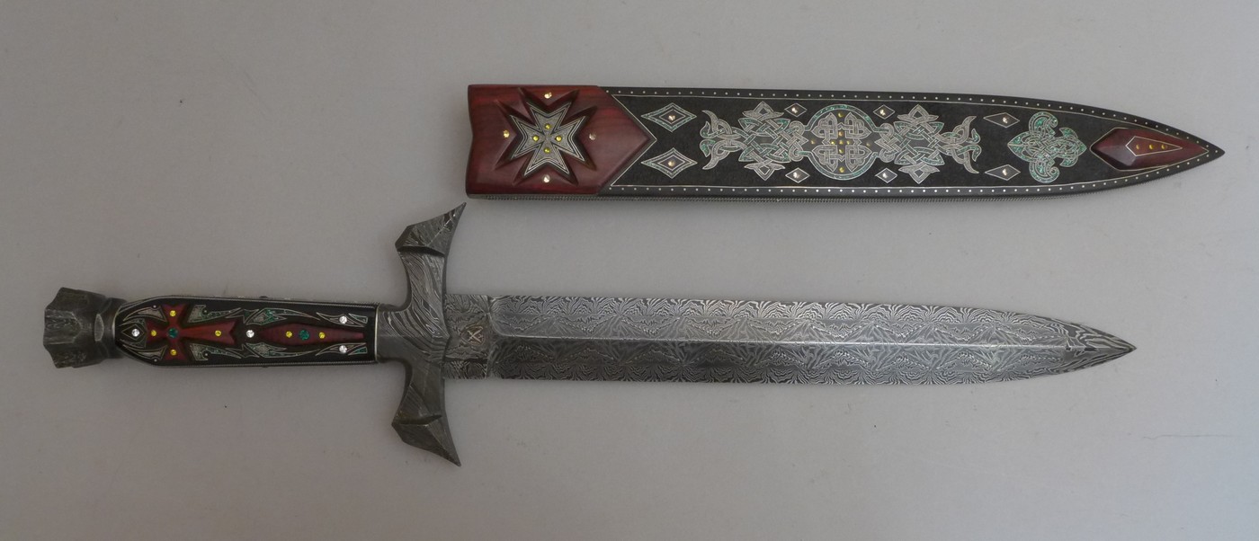 Декоративные возможности дамасской стали