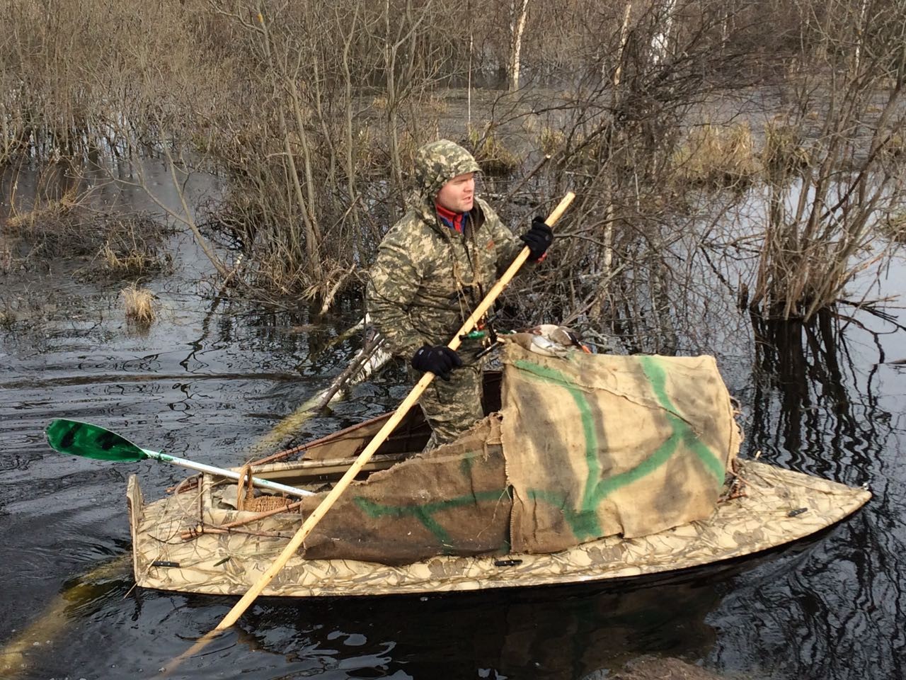 Лодка (каноэ) для охоты своими руками 4я часть Boat (canoe) for hunting with you